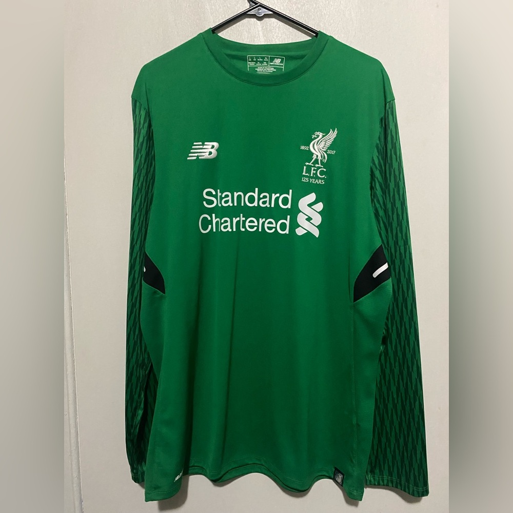 New Balance Football Soccer Liverpool FC 2017/18 Goalkeeper Jersey Kit Large